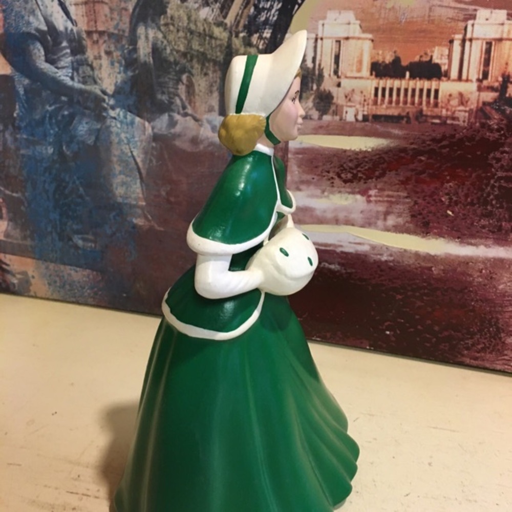 VTG Holland Mold Victorian Lady Figure Hand Painted Ceramic - Picture 9 of 9